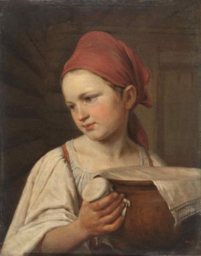 Молочница (Крестьянка с подойником)