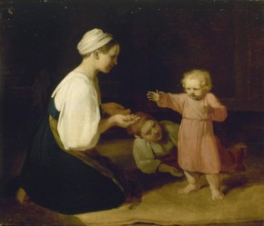 Первые шаги (Крестьянка с ребенком)