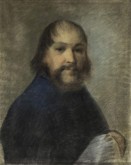 Портрет неизвестного с газетой «Санкт-Петербургские ведомости»