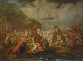 Новгородцы, ниспровергающие Перуна