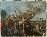 Екатерина II, путешествующая в своем государстве в 1787 году