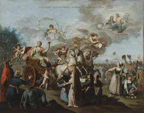 Екатерина II, путешествующая в своем государстве в 1787 году