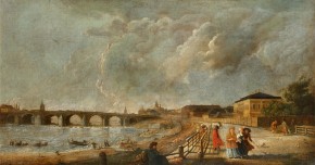 Вид на Каменный мост со стороны Водовзводной башни