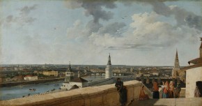 Вид на Москву с балкона Кремлевского дворца в сторону Каменного моста