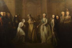 Миропомазание великой княгини Елизаветы Алексеевны