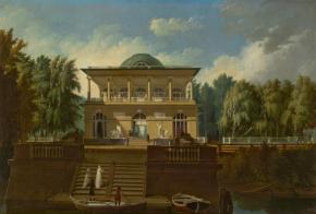 Вид на Строгановскую дачу в Петербурге