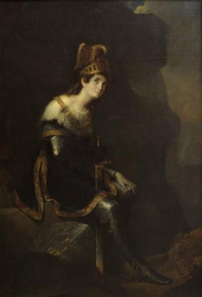 Портрет З. А. Волконской в костюме Танкреда