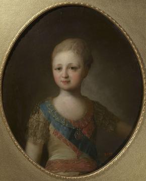 Портрет великого князя Александра Павловича в детстве