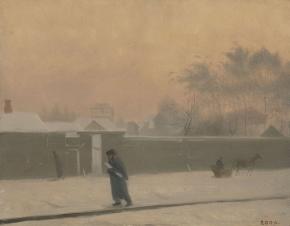 Зимний день. 20-я линия Васильевского острова