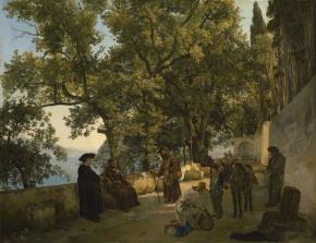 Терраса на берегу моря. Капуччини близ Сорренто