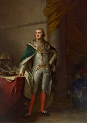 Портрет графа В. А. Зубова в костюме кавалера ордена Андрея Первозванного