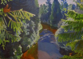 Лесная река