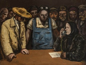 В штабе колхоза перед штурмом прорыва