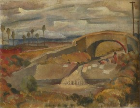 Стирка белья у моста