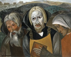 Портрет Качалова в роли царя Федора Иоанновича