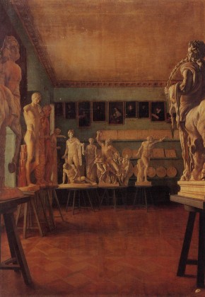 Внутренний вид класса Петербургской рисовальной школы в помещении таможенного здания