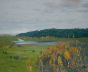 Долина реки. Осень