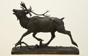 Бегущий северный олень