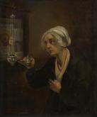 Женщина перед иконой