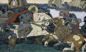 Александр Невский поражает ярла Биргера