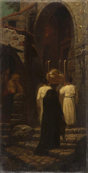 Похороны молодой девушки в Италии