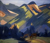 Morning. Green Mountains