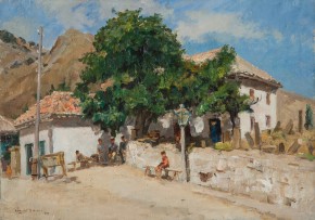 Полдень в татарской деревне