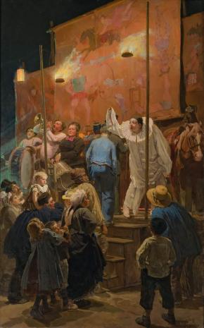 Акробаты (На празднике в окрестностях Парижа)