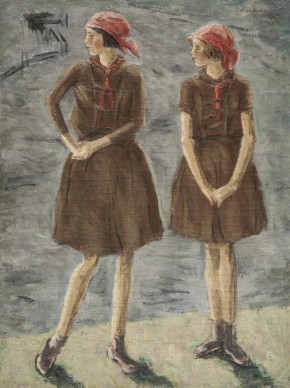 Пионерки на берегу