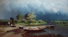 Днепровские лиманы перед грозой