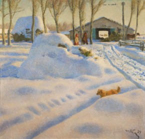 Зимой на ферме