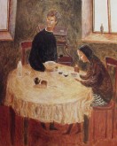 Двое в интерьере