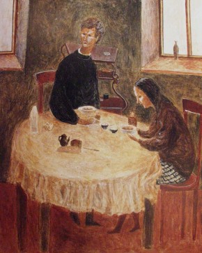 Двое в интерьере