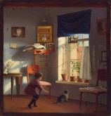 Мальчик с кошкой