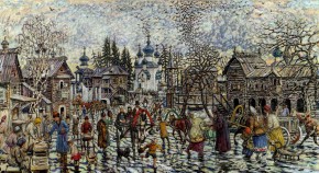 Провинциальный город. Базарный день