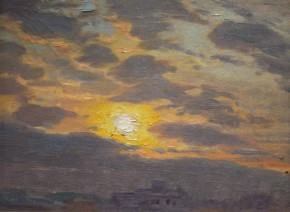 Закат над селением