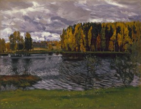 Облачный день. На озере