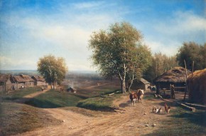 Возвращение стада в деревню