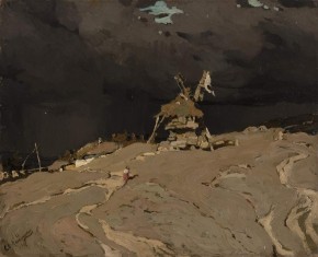 Мельница. Перед грозой