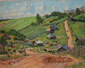 Деревня Новгородской губернии