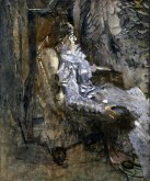 Lady in Lilac. Portrait of Nadezhda Zabela-Vrubel