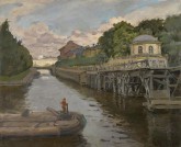 Крюков канал в белую ночь. Петербург