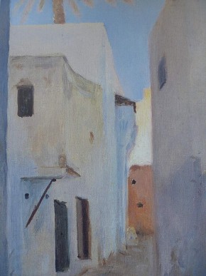 Танжер. Улица с пальмой