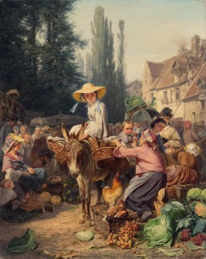 Рынок в Фонтенбло