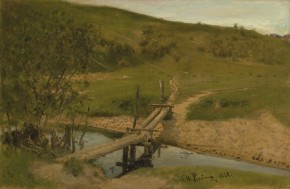 Пейзаж с мостиком