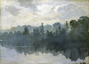 Крестовский остров в тумане