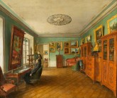 Митрополит Иосиф Семашко слушает в своем кабинете доклад секретаря