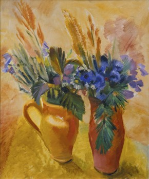 Два горшка с цветами