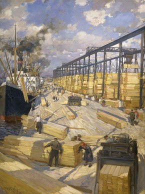 Ленинградский порт. Барочный бассейн