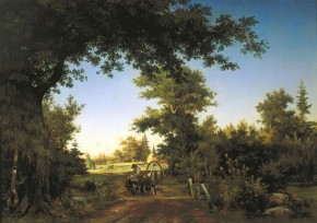 Вид в окрестностях Петербурга